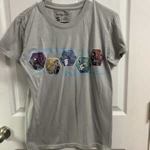 Loot Crate Anime gen:LOCK‎ Team Gray Short Sleeve T-Shirt -Sz.S 2019